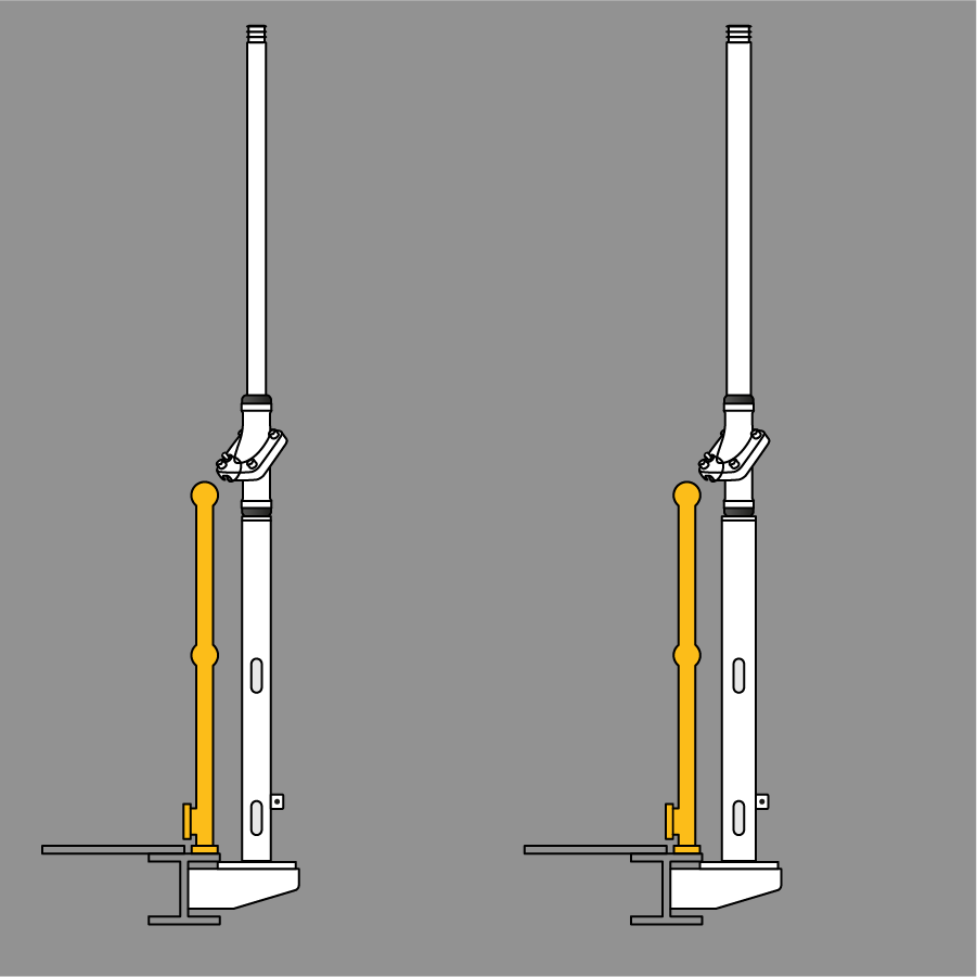 Swivelpole™ ST-Series freestanding lowering pole (IEC)