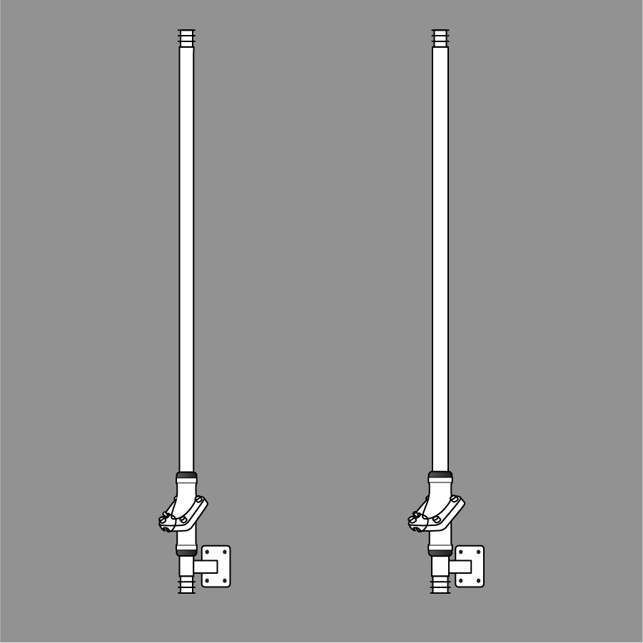 Swivelpole™ C-Series column and wall mounted lowering pole (NEC)