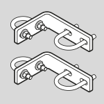 Swivelpole™ mounting brackets
