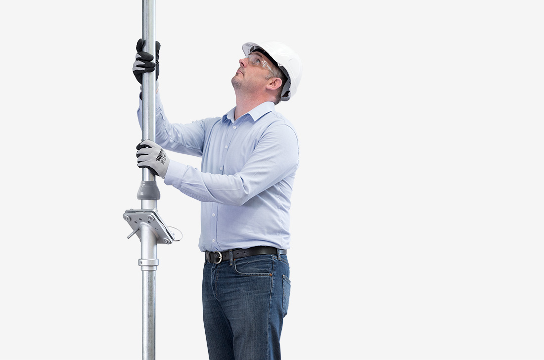 easily lower pole-mounted lights and equipment using a Swivelpole™